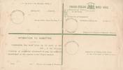 Indien Postanweisung von Bombay nach Shanghai 1891 -