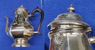 Frankreich Kanne 950 er Silber Silberkanne Ebenholz Krug Kraffe -