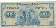 Deutschland 10 Mark 149 Geldschein Banknote Bank Deutscher Länder IV 18,00 EUR Differenzbesteuert nach §25a UStG zzgl. 3,00 EUR Versand
