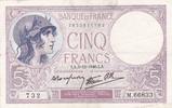 Frankreich 5 Francs Geldschein Banknote M.66833 -