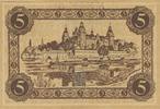 Bayern Notgeldschein um 1920 5 Mark Aschaffenburg -