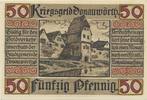 Donauwörth Kriegsgeld 50 Pfennig ( Notgeldschein ) -