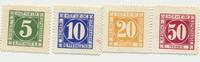 Hofheim Notgeldscheine der Sparkasse 5-10-20-50 Pf., Druck einseitig -