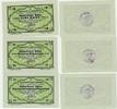 Langenaltheim Notgeldscheine der Stadt 25 u. 50 Pfennig, 1 Mark -