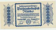 Langquaid Notgeldschein der Marktsparkasse 300 Tsd. Mark -