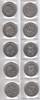 Niederlande 5x 1 Gulden 5x Münzen 1967 1968 1969 1970 1971 -