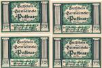 Putbus auf Rügen 75 Pfennig Gutschein der Gemeinde -