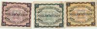 Meilrichstadt Notgeldscheine der Stadt 5-10-25 Pfennig um 1920 -