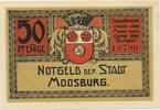 Moosburg Notgeldschein der Stadt 50 Pfennig um 1920 -