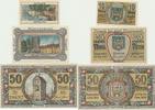 Münnerstadt Notgeldscheine der Stadt 10-25-50 Pfennig -