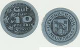 Neuburg a.D. Notgeldschein der Gewerbebank 50 Pfennig, Kartonartikes Papier -