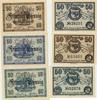 Ochsenfurt a. Main Notgeldscheine der Stadt 3 x 50 Pfennig -