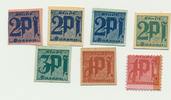 Passau Notgeldscheine der Stadt 2 x 1 Pf, 4 x 2 Pf., 1 x 3 Pf., um 1920 -
