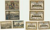 Prien a. Chiemsee Notgeldscheine der Stadt 10-25-50 Pf. u. 1 Mark um 1920 -