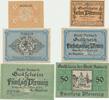 Rodach Notgeldscheine der Stadt 10-25-50 Pfennig -