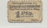Bad Reichenhall Notgeldschein 1 Pf. Einkaufsverein der Kolonialwarenhändler der Stadt -
