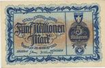 München Notgeldschein der Gemeinde 5 Millionen Mark -