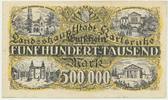 Karlsruhe Notgeldschein der Stadt 500 Tsd.Mark, Gutschein -