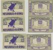 Neuhaus a. RWG Notgeldscheine der Gemeinde 3 x 25 Pfennig um 1920 -