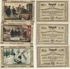 Neugraben-Hausbruch Notgeldscheine der Stadt 60-75-100 Pfennig -