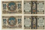 Deggendorf Notgeldscheine der Stadt 2 x 25 Pfennig um 1920 -