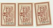 Neuhaus a. RWG Notgeldscheine der Stadt3 x 10 Pfennig fortlaufende Nummer -