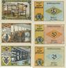 Pössneck Notgeldscheine der Stadt 25-50-75 Pfennig um 1920 -