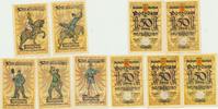 Potsdam Notgeldscheine der Stadt 5 x versch.50 Pfennig -