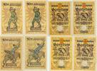 Potsdam Notgeldscheine der Stadt 4 x 50 Pfennig -