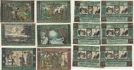 Ohrdruf Notgeldscheine der Stadt 6 x versch.50 Pfennig -