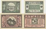 Rendsburg Notgeldscheine der Stadt 10 u. 50 Pfennig -