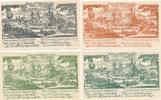 Diez Notgeld der Stadt 2 x 10 Pf, 25 und 50 Pfennig -