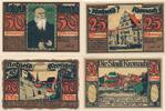 Kronach Notgeldscheine der Stadt 25 Pf., und 3 x 50 Pfennig -