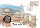 Jugoslawien 10 Dinarjev Numisbrief Münzbrief Stempel 1984 -