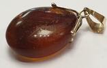 Anhänger 14K 585er Gold Goldanhänger Bernstein Amber Butterscotch 老琥珀 كهرمان -
