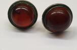 925er Siber Bersteinohrringe Ohrringe Bernstein Amber Butterscotch 老琥珀 كهرمان -