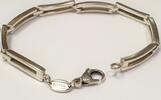 Silberarmband von Fossil Länge ca. 15,7 cm 925er Sterling Silber -