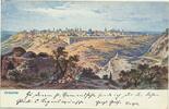 AK Künstlerkarte Jerusalem 1906 -