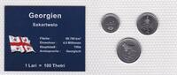 Georgien 1 2 5 Thetri Münzen Set original verschweißt -
