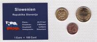 Slowenien 0,02 Lipe 1 Tolar 1 Cent Münzen Set original verschweißt -