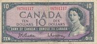 Canada 10 Dollars Geldschein Banknote Kanada -