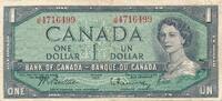 Canada 1 Dollar Geldschein Banknote Kanada -
