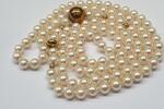 Perlencollier Akoya Perlen Lange Perlenkette Perlenarmband 585er 14 Kt Gold Akoya Perlen endlos -