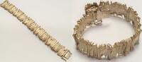 Breites Silberarmband Breites Silberarmband mit Steckschloss und Sicherheitsachten 925 er Silber -