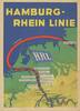 Deutschland Postkarte Hamburg-Rhein Linie Frachtdampferverbindung um 1940 -