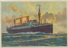 Deutschland AK Norddeutscher Lloyd Bremen Dampfer Stuttgart nach New York um 1940 -