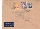 Türkei England Brief Ganzsache Istanbul London Türkiye Ingiltere Mektup Zarf Lufpost -