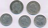 Schweiz 5 und 10 Rappen 5x Münzen Lot -