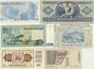 Lot Banknoten 6 versch.Europa um 1980 -