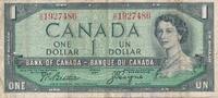 Canada 1 Dollar Geldschein Banknote Kanada -